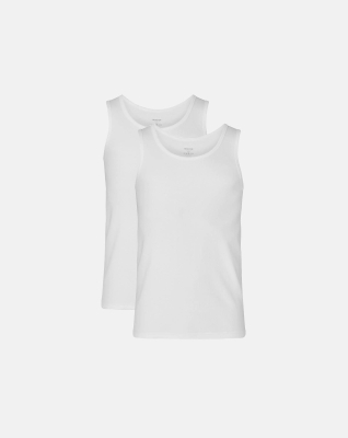 Tank Bamboo 2-pack | White -Resteröds Tank Bamboo 2-pack | White -Resteröds