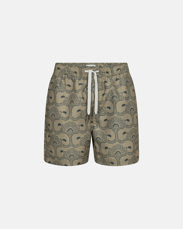 Swimshorts "Willy" | Grey Print -Resteröds