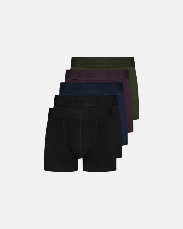 Boxers "Gunnar" 5-pack | Bamboo Viscose | Multicolor -Resteröds
