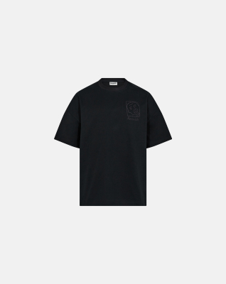 T-shirt with print "dev" | 100% cotton | Black -Resteröds T-shirt with print "dev" | 100% cotton | Black -Resteröds