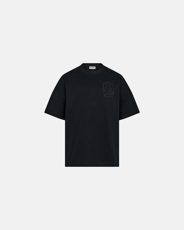 T-shirt with print "dev" | 100% cotton | Black -Resteröds