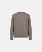 Knit Pullover "Lean" | Wool | Sand - Resteröds