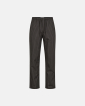 Pyjama Pants 'Sandman' | 100% Cotton | Dark Gray with Stripes -Resteröds