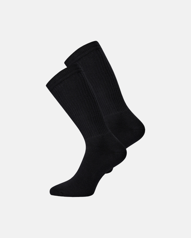 Tennis Socks 2-pack | Black -Resteröds