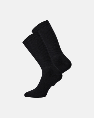 Tennis Socks 2-pack, Black Tennis Socks 2-pack, Black