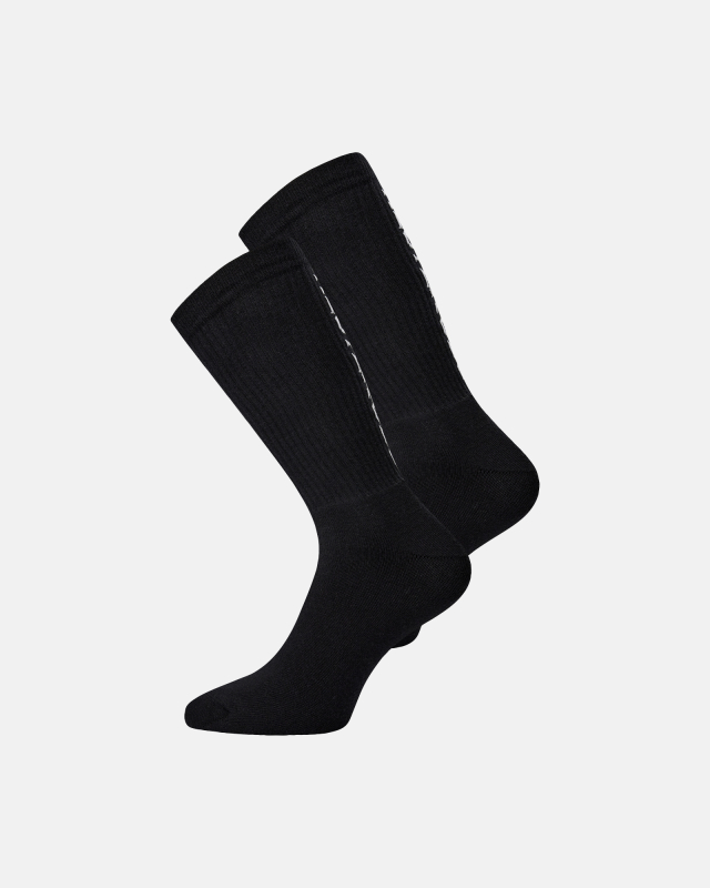 Tennis Socks 2-pack | Black -Resteröds