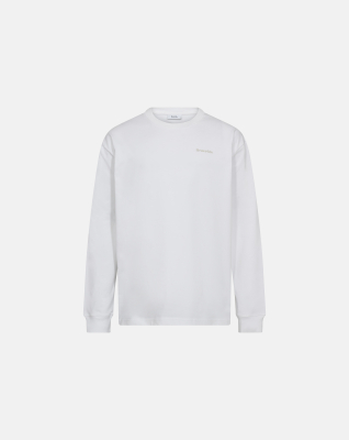 Long-sleeved T-shirt "ted" | 100% cotton | White -Resteröds Long-sleeved T-shirt "ted" | 100% cotton | White -Resteröds