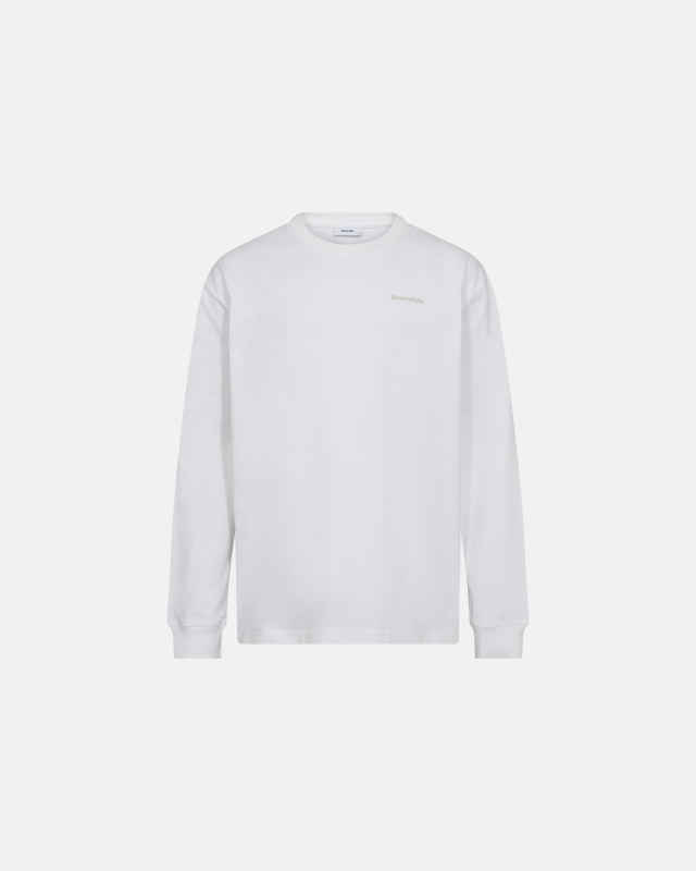 Long-sleeved T-shirt "ted" | 100% cotton | White -Resteröds