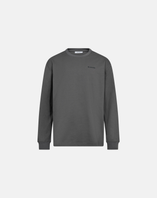 Long-sleeved t-shirt "ted" | 100% cotton | Grey -Resteröds Long-sleeved t-shirt "ted" | 100% cotton | Grey -Resteröds