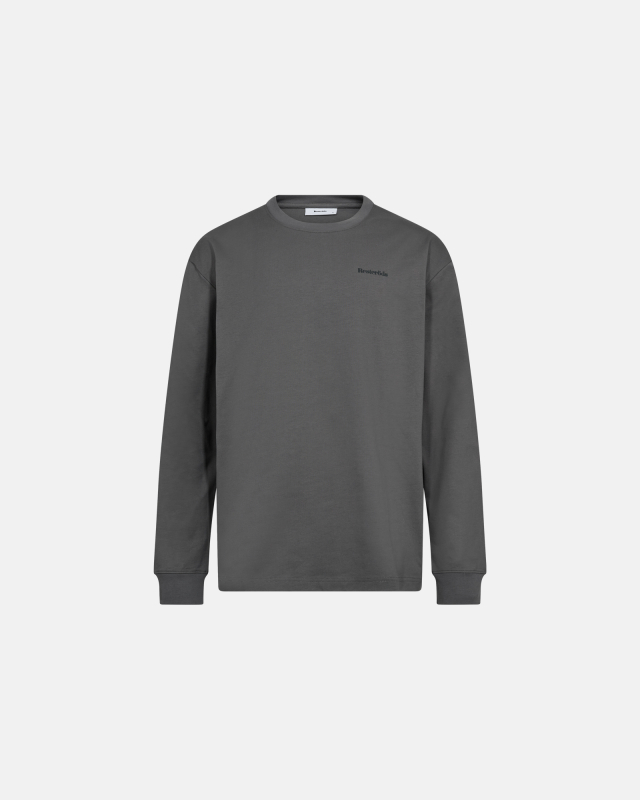 Long-sleeved t-shirt "ted" | 100% cotton | Grey -Resteröds