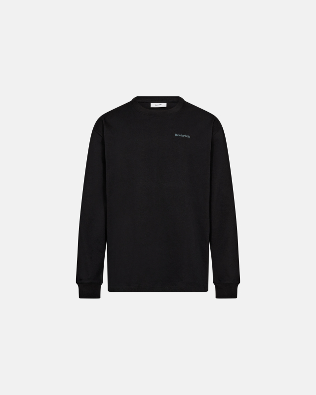 Long-sleeved T-shirt "ted" | 100% cotton | Black -Resteröds