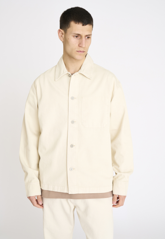 Overshirt 'Armstrong' | 100% Cotton | Off-white -Resteröds