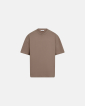 T-shirt "dev" | 100% cotton | Brown - Resteröds