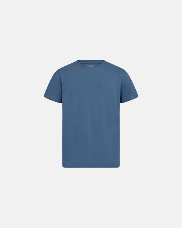 T-shirt "o-neck" | Bamboo viscose | Blue -Resteröds