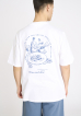 T-shirt with print "tas" | 100% cotton | White -Resteröds