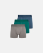 Boxers "gunnar" 3-pack | Bamboo Viscose | Gray/Green/Blue - Resteröds
