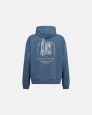 Hoodie with back print "jay" | 100% cotton | Blue - Resteröds