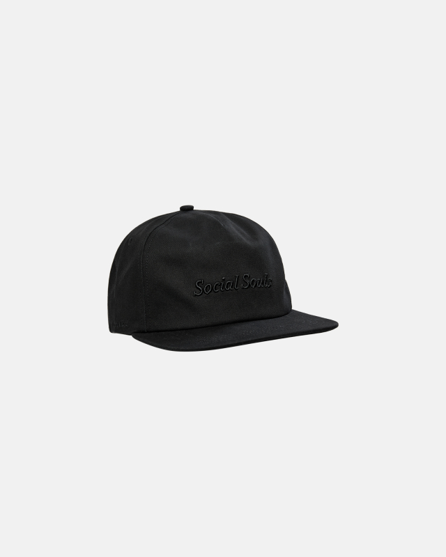 Baseball Cap | 100% Cotton | Black -Resteröds