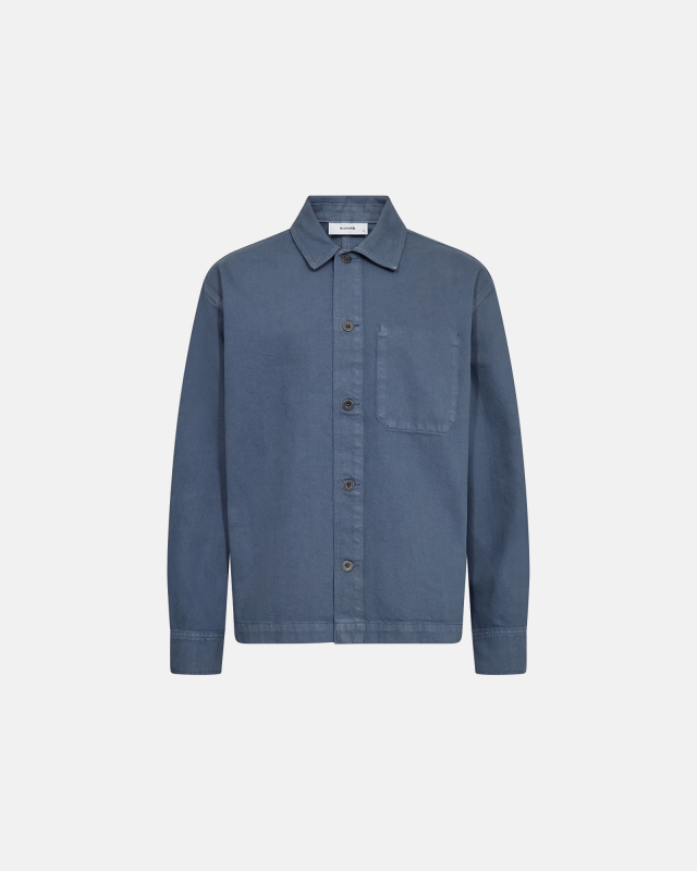 Overshirt 'armstrong' | 100% Cotton | Blue -Resteröds