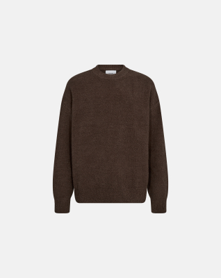Pullover "nille" | Cotton | Brown -Resteröds Pullover "nille" | Cotton | Brown -Resteröds