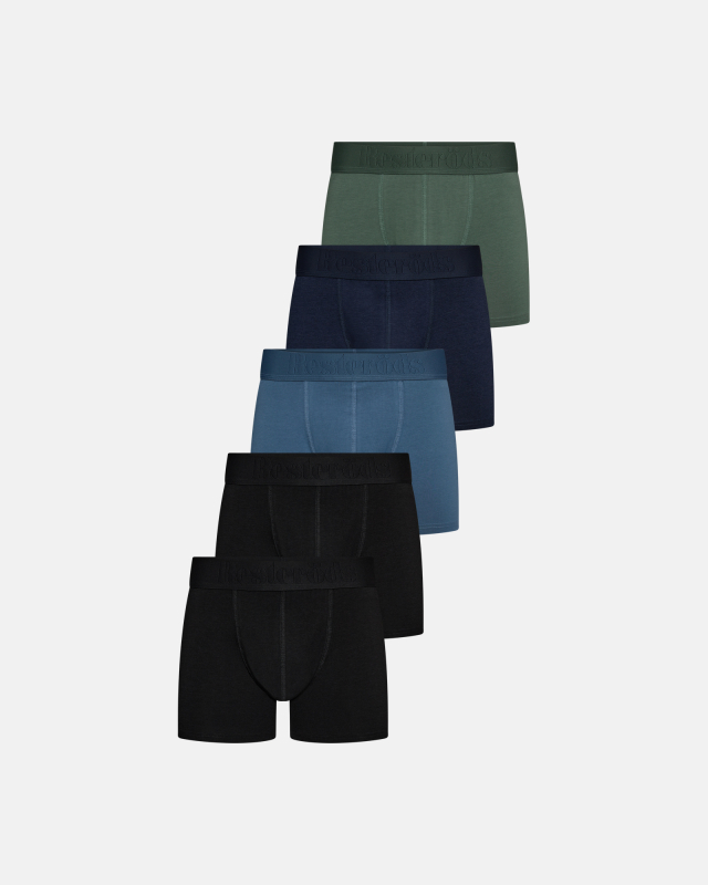 Boxers "gunnar" 5-pack | Bamboo viscose | Multicolor -Resteröds