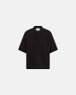 Polo T-shirt "Jim" | Cotton | Black - Resteröds