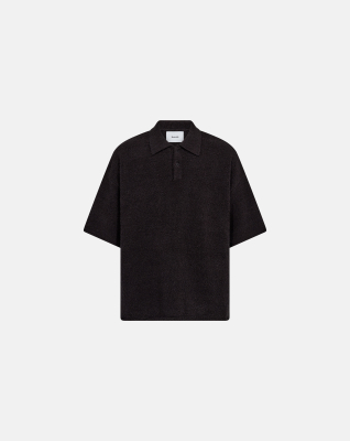 Polo T-shirt "Jim" | Cotton | Black -Resteröds Polo T-shirt "Jim" | Cotton | Black -Resteröds