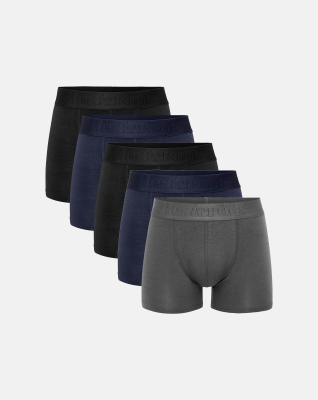 Boxers "Gunnar" Bamboo 5-pack, Multicolor Boxers "Gunnar" Bamboo 5-pack, Multicolor