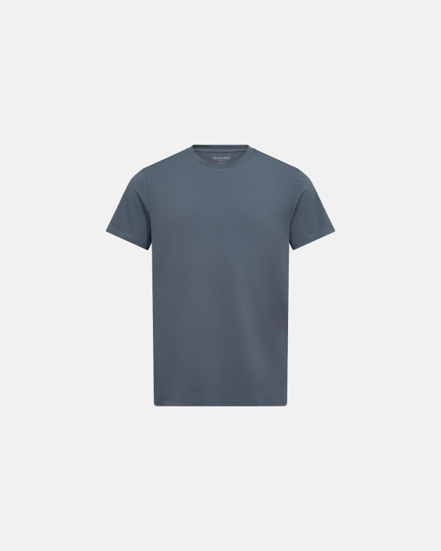 R-neck Tee Bamboo | Grey -Resteröds