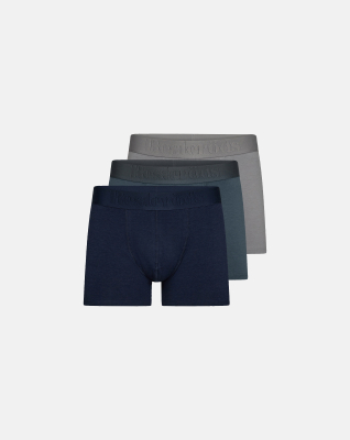 Boxers "Gunnar" Bamboo 3-pack | Blue/Grey -Resteröds Boxers "Gunnar" Bamboo 3-pack | Blue/Grey -Resteröds