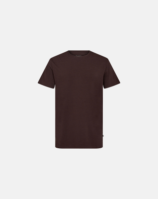 T-shirt "o-neck" | Bamboo Viscose | Brown -Resteröds T-shirt "o-neck" | Bamboo Viscose | Brown -Resteröds