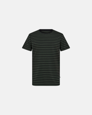 R-neck Tee Bamboo | Green/Black -Resteröds R-neck Tee Bamboo | Green/Black -Resteröds