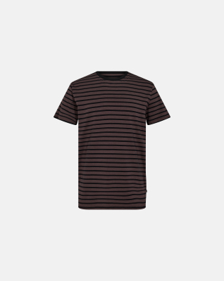 T-shirt "o-neck" | Bamboo Viscose | Brown/Black -Resteröds T-shirt "o-neck" | Bamboo Viscose | Brown/Black -Resteröds