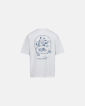 T-shirt with print "Tas" | 100% Cotton | White - Resteröds