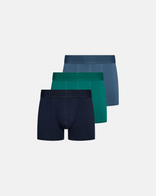 Boxers "Gunnar" 3-pack, Bamboo Viscose, Blue/Green/Light Blue Boxers "Gunnar" 3-pack, Bamboo Viscose, Blue/Green/Light Blue