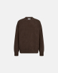 Pullover "Nille" | Cotton | Brown - Resteröds