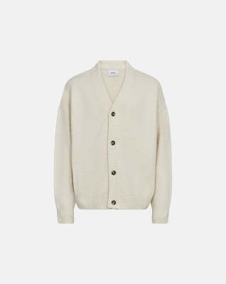 Cardigan "Chen" | Cotton | Off-white -Resteröds Cardigan "Chen" | Cotton | Off-white -Resteröds