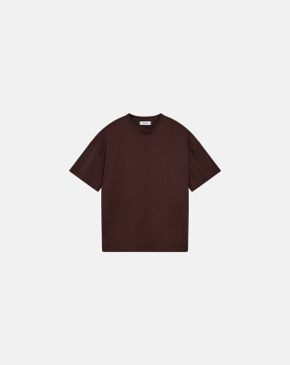 T-shirt 'dev' | 100% cotton | Brown -Resteröds T-shirt 'dev' | 100% cotton | Brown -Resteröds
