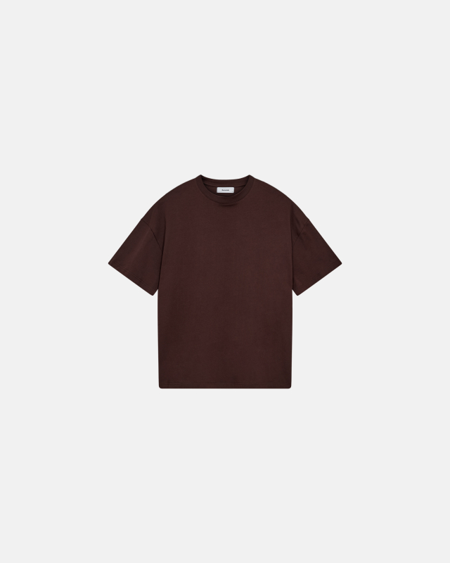 T-shirt 'dev' | 100% cotton | Brown -Resteröds