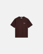 T-shirt with 'tas' print | 100% cotton | Brown - Resteröds