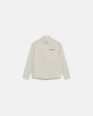 Shirt 'joel' 100% cotton | Off-white - Resteröds