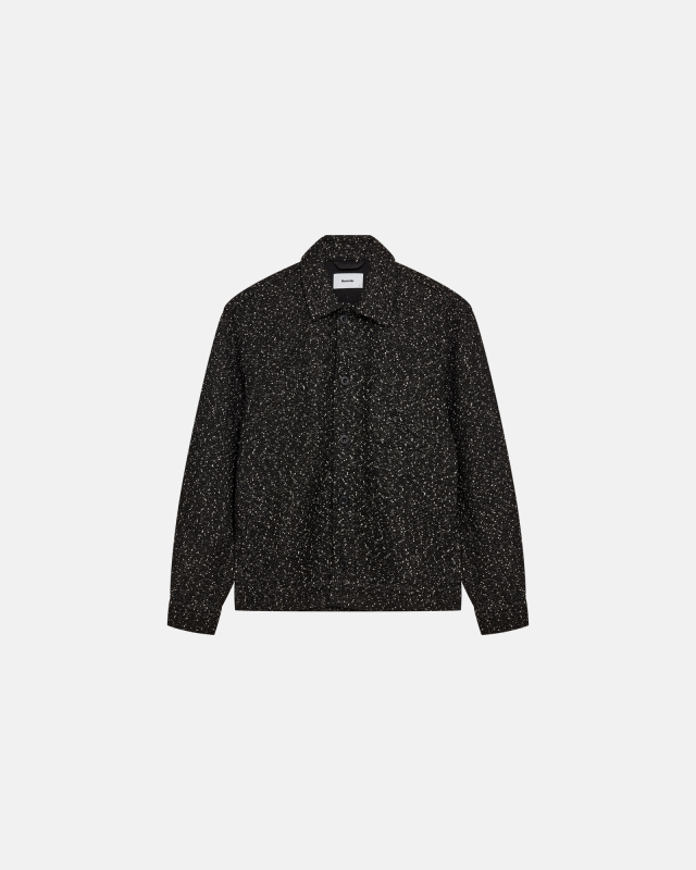 Overshirt 'joey' | Polyamide | Black -Resteröds