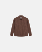 Shirt 'Kai' | Cotton | Brown - Resteröds