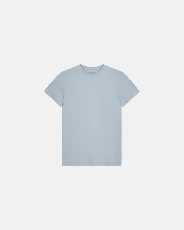 T-shirt 'o-neck' | Bamboo viscose | Light blue -Resteröds