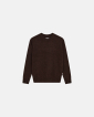 Pullover 'lean' | Wool | Brown - Resteröds