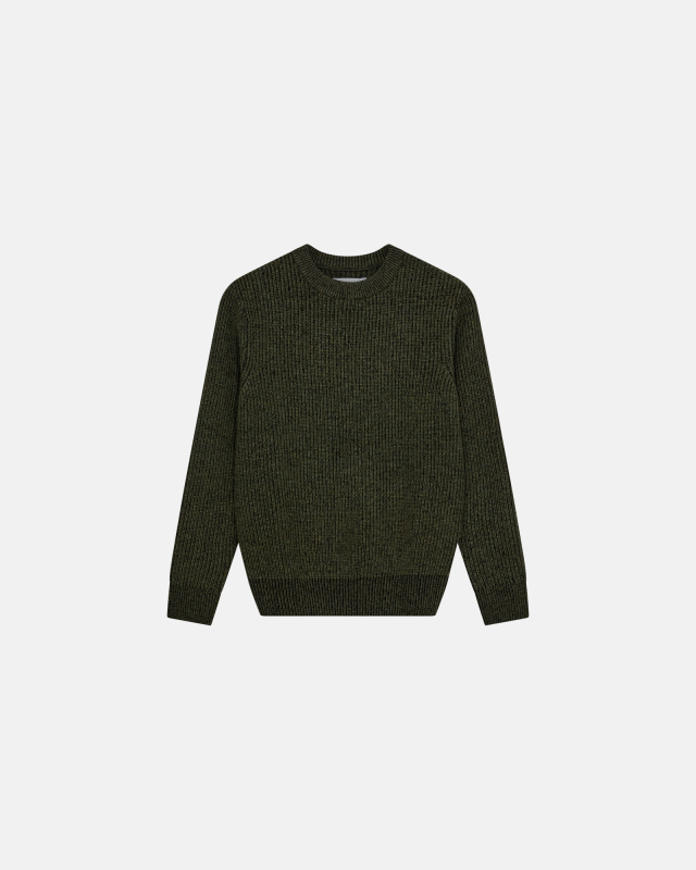 Pullover 'jameson' | Wool | Green -Resteröds