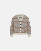 Cardigan with buttons 'Victor' | Mohair | Sand - Resteröds