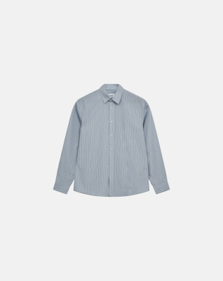 Poplin shirt 'chris' | 100% cotton | Blue -Resteröds Poplin shirt 'chris' | 100% cotton | Blue -Resteröds