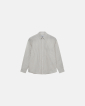 Poplin shirt 'chris' | 100% cotton | Light gray - Resteröds