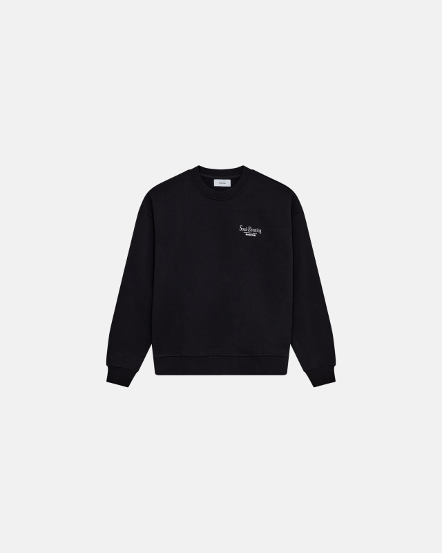 Sweatshirt with 'drake' print | 100% cotton | Black -Resteröds